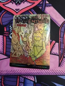 MTG English Hew the Entwood (Borderless Poster) NM Foil - Image 1
