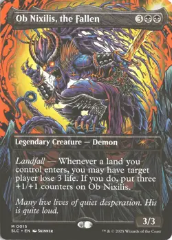 MTG Ob Nixilis, the Fallen (0015) *Non-Foil* Secret Lair: Encyclopedia MT/NM - Image 1