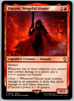Vincent, Vengeful Atoner R Commander: FINAL FANTASY 64 NM - Image 1