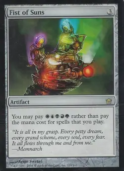 Fist of Suns -Foil Damaged / Poor MTG Fifth Dawn - Image 1