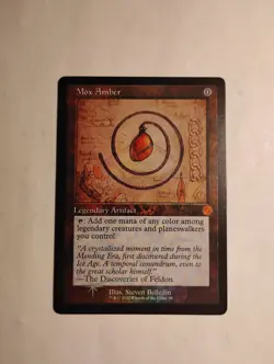 Retro Artifact Schematic Mox Amber Mythic Foil - Image 1