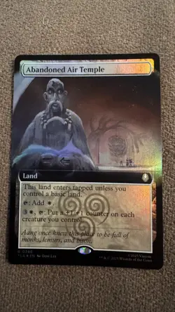 1x Abandoned Air Temple Foil Extended Art R MTG Avatar: The Last Airbender NM x1 - Image 1