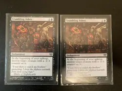 2x - Crumbling Ashes - Eventide - Magic the Gathering - MTG - NM - English - Image 1