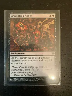 2x - Crumbling Ashes - Eventide - Magic the Gathering - MTG - NM - English - Image 4