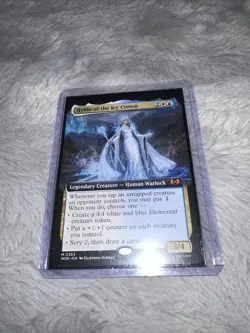 x1 Hylda of the Icy Crown Extended Art MyThic 0363 MTG Wilds of Eldraine M/NM - Image 2