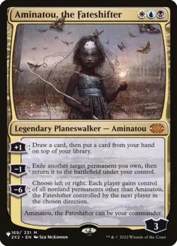 ~ Aminatou, the Fateshifter ~ NM ~ The List ~ MTG ~ - Image 1