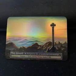 Sorcery Contested Realms - Beta - Holy Ground Foil - Image 1