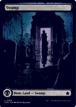 MTG Swamp (0286) Normal NM Foundations Magic 286 - Image 1