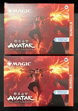 Magic the Gathering Bundle Avatar: The Last Airbender TLA MTG Sealed (2) - Image 1