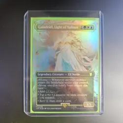 Galadriel, Light of Valinor (Borderless) Surge Foil, Commander: LOTR - Image 1