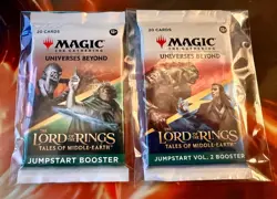MTG * Lord of the Rings * Jumpstart Vol. 1 + 2 Booster Packs New Sealed! LOTR - Image 1