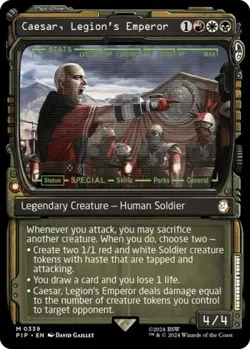 Caesar, Legion's Emperor (Showcase) -Foil Near Mint MTG - Image 1