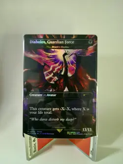 Diabolos, Guardian Force #40 - PROMO - MTG - NM FOIL - Standard Showdown Promos - Image 1