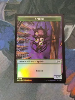 Spider 0012 Token - Foil | 7% Off 2+ | Duskmourn | NM | MTG - Image 1