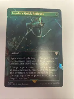 Legolas's Quick Reflexes (493/626) LTC LP FOIL Free Shipping - Image 2
