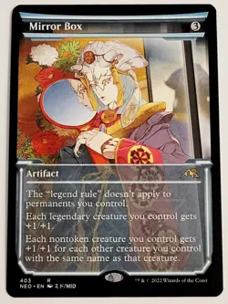 MTG Mirror Box Showcase - Kamigawa: Neon Dynasty NM - Image 1
