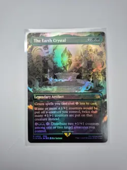 MTG Final Fantasy English The Earth Crystal Borderless 0342 Foil - Image 1