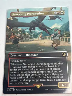 Swooping Pteranodon (Borderless) Universes Beyond: Jurassic Pikachu World... - Image 1