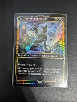 Raffine, Scheming Seer (Showcase) Streets of New Capenna Foil mtg - Image 1