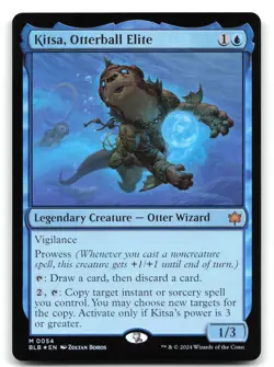 Kitsa, Otterball Elite Foil #54 Bloomburrow - Image 1