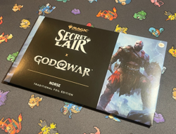 Secret Lair x God of War Norse Foil Edition Playstation MTG Magic SEALED In Hand - Image 1