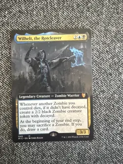 MTG TCG Wilhelt, the Rotcleaver (Extended Art) Innistrad: Midnight Hunt - NM - Image 1