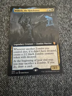MTG TCG Wilhelt, the Rotcleaver (Extended Art) Innistrad: Midnight Hunt - NM - Image 2