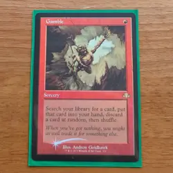 Gamble - 321 - Rare Retro Border - Foil - Dominaria Remastered - MTG - Image 1