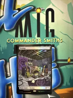 Swamp ? FOIL ? MTG NM KEXP: Where the Music Matters Secret Lair 2078 - Image 1
