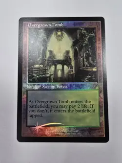 Overgrown Tomb (Retro Frame) Ravnica Remastered Foil Magic The Gathering - Image 1