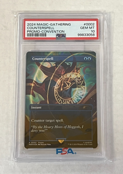 2024 Magic The Gathering ~ Counterspell #0002 Convention Promo ~ PSA GEM MT 10 ~ - Image 1
