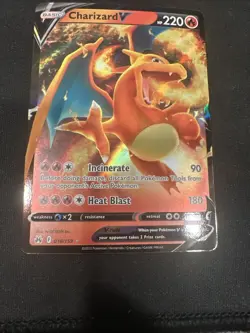 Charizard V 018/159 Crown Zenith Ultra Rare Holo Pokemon TCG Card NM - Image 3