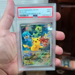 Pokemon TCG Pikachu - Paldea Evolved (Pokemon Center Exclusive stamp) 027 PSA 9 - Image 1