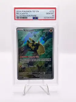 POKEMON - RELICANTH #173 TEMPORAL FORCES ILLUSTRATION RARE PSA GEM MINT 10 - Image 1