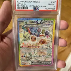 Pokemon TCG Eevee EX Prismatic Evolutions Special Illustration Card 174 - Image 4