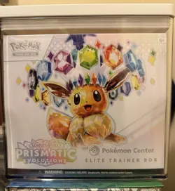 Prismatic Evolutions - Pokemon Center Exclusive Elite Trainer Box -Sealed W/case - Image 1