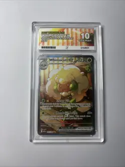Pokemon TCG Whimsicott EX 165/086 ACE 10 Gem Mint - PERFECT SUB GRADES - SIR - - Image 1