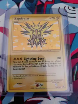 Pokemon TCG Zapdos 150/147 Platinum Supreme Victors Holo Card - Image 1