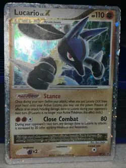 Pokemon TCG Lucario LV.X DP Black Star Promotional DP12 Holo Level Up - PL - Image 1