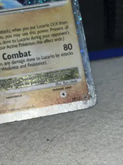 Pokemon TCG Lucario LV.X DP Black Star Promotional DP12 Holo Level Up - PL - Image 4