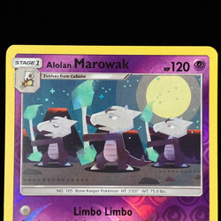 Pokemon TCG Alolan Marowak 64/181 Reverse Holo Team Up Light Play LP Card - Image 2