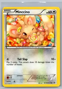 Pokemon TCG Legendary Treasures Minccino RC18 Radiant Collection - Image 1