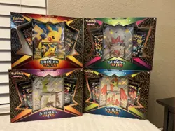 Pokemon TCG Sword & Shield Shining Fates Shiny pikachu 4 Boxes 820650809828 - Image 1