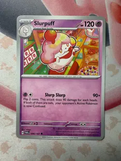 Slurpuff Uncommon SV06: Twilight Masquerade 090/167 NM English Pokemon Card - Image 1