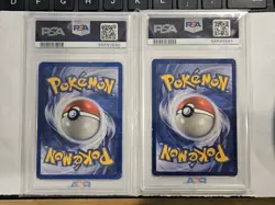 1999 POKEMON BASE SET UNLIMITED BULBASAUR PSA 4 IVYSAUR PSA 3 SEQUENTIAL CERTS - Image 2