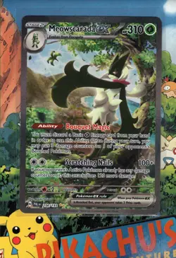 Pokemon TCG Meowscarada ex 256/193 Sv02: Paldea Evolved Holo NM/M - Image 1