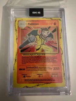 2021 Pokemon Gen Con Ebay Exclusive Promo DJ Skee Postemon Post Malone #972/999 - Image 1