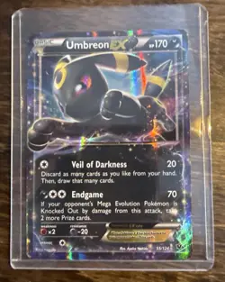 Pokemon TCG Umbreon EX XY Fates Collide Card 55/124 - Image 1