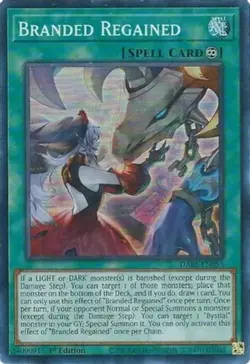 Branded Regained - DABL-EN053 - Super Rare - 1st Edition Near Mint Yugioh! Card - Image 1