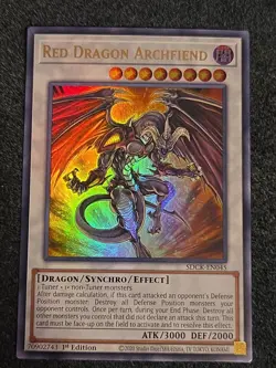 Yugioh Red Dragon Archfiend SDCK-EN045 Ultra Rare 1st Ed NM - Image 1